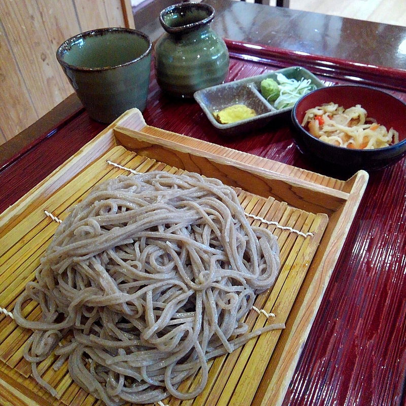 もりそば(レストラン 農香庵 （（道の駅さんない ウッディらんど内））)