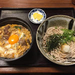 他人丼とぶっかけ蕎麦(そば処花りん)