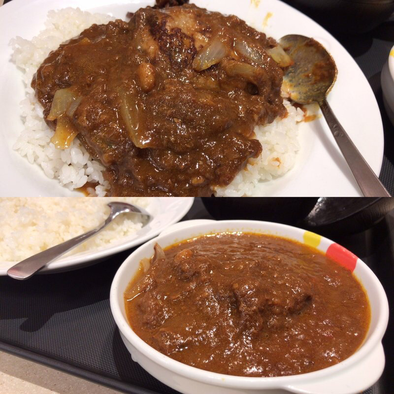 創業ハンバーグビーフカレー(松屋 喜多見店)