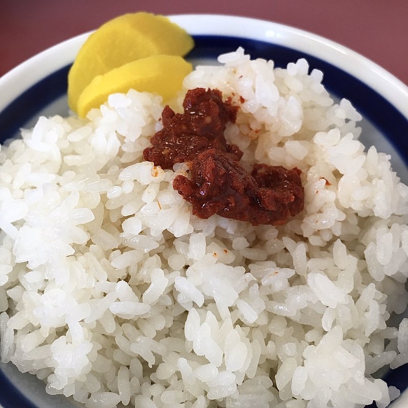 ご飯小（スタミナ辛子は卓上調味料）(ラーメン福 内田橋店)