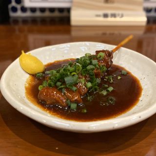 鳥皮煮込み串(炭火焼き鳥 ブラザー)