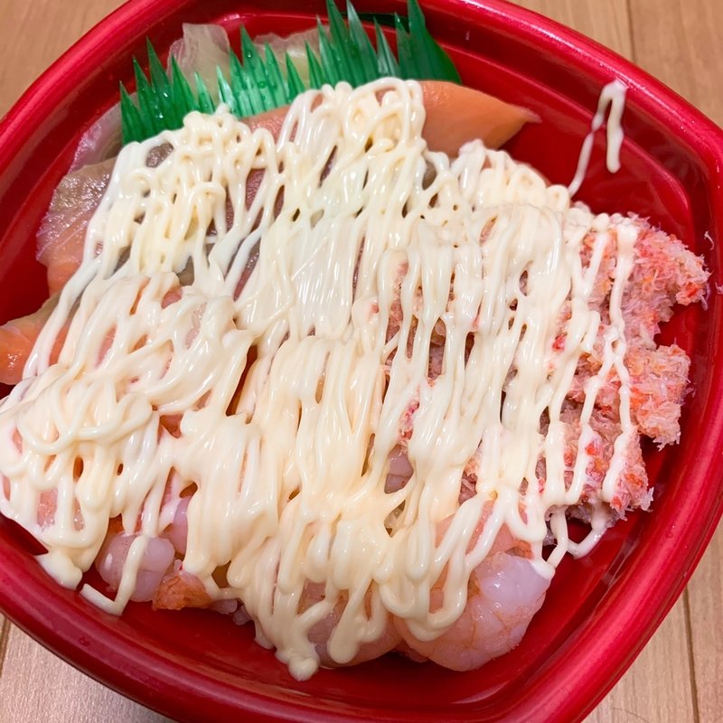 マヨづくし丼(海の彩り 丼丸 永福店)