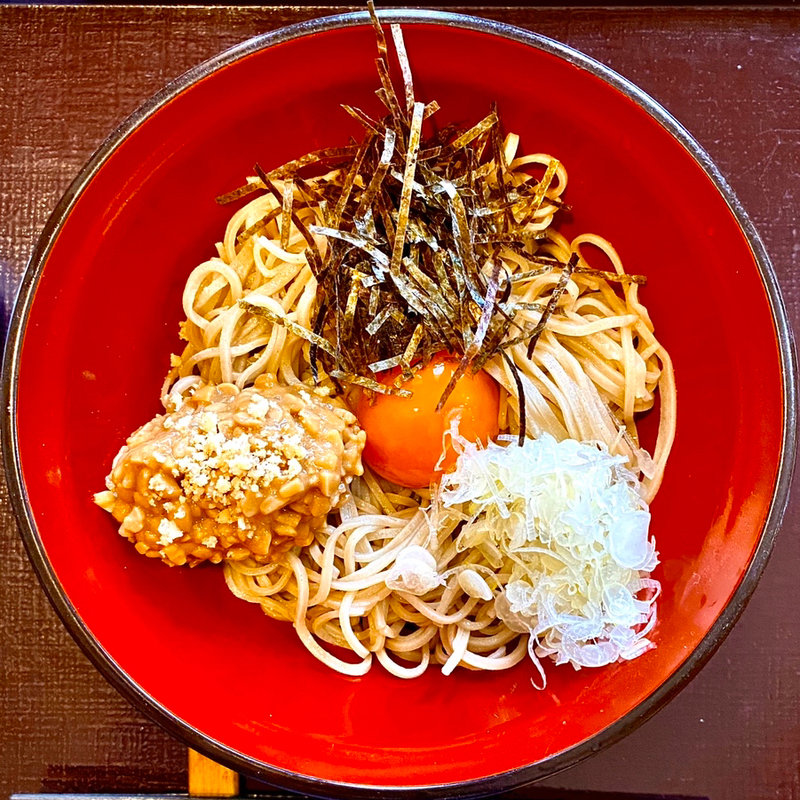 納豆蕎麦(手打蕎麦 悠静（ゆうせい）)