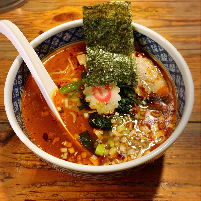 ピリ辛マーラーメン(麺飯食堂なかじま)