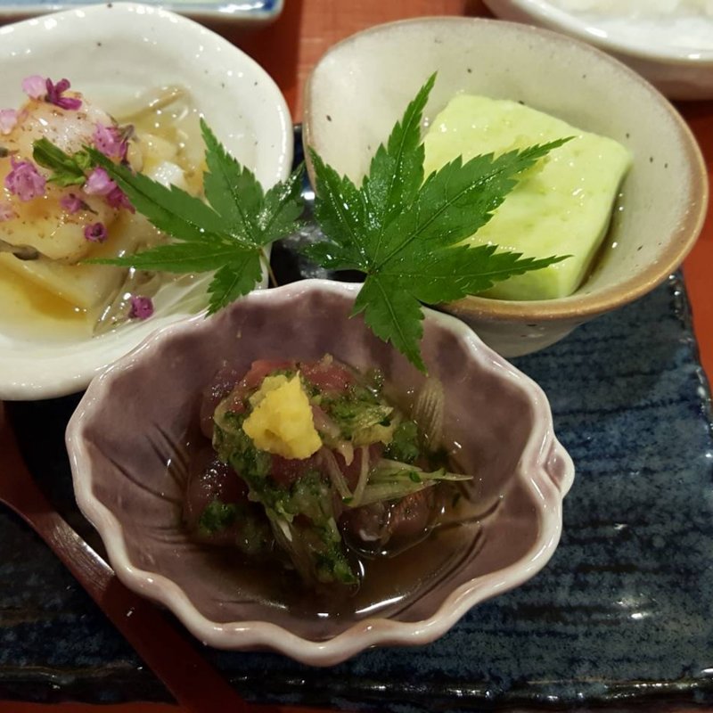 小鉢3品(天ぷら ふく西)