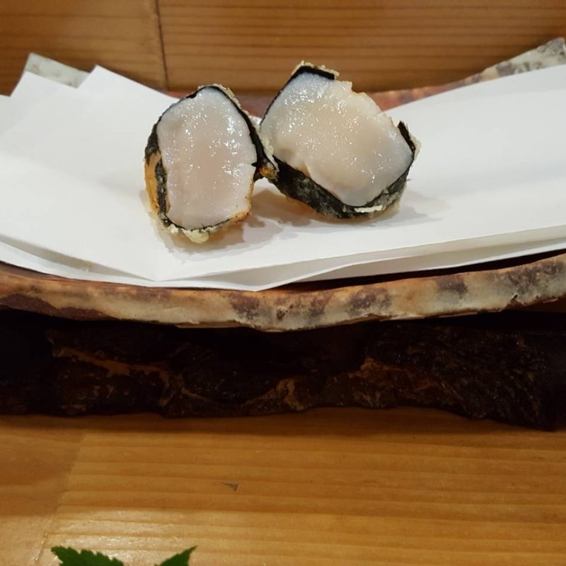 帆立(ほたて)(天ぷら ふく西)