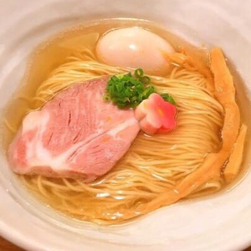 鯛塩そば（半熟味玉＋）(鯛塩そば 灯花 曙橋本店)