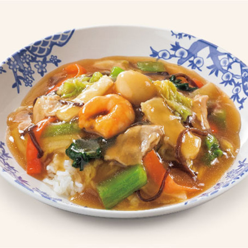 ＜飯ランチ＞C　中華丼(バーミヤン 豊中緑丘店)