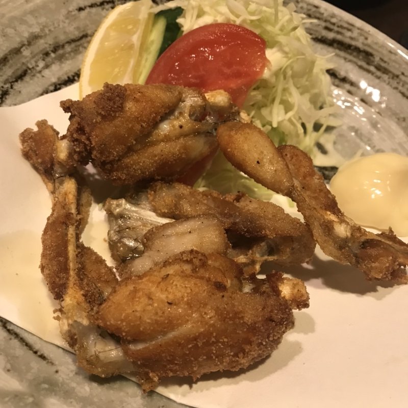 カエルの唐揚げ(伍味酉(ごみとり)本店)
