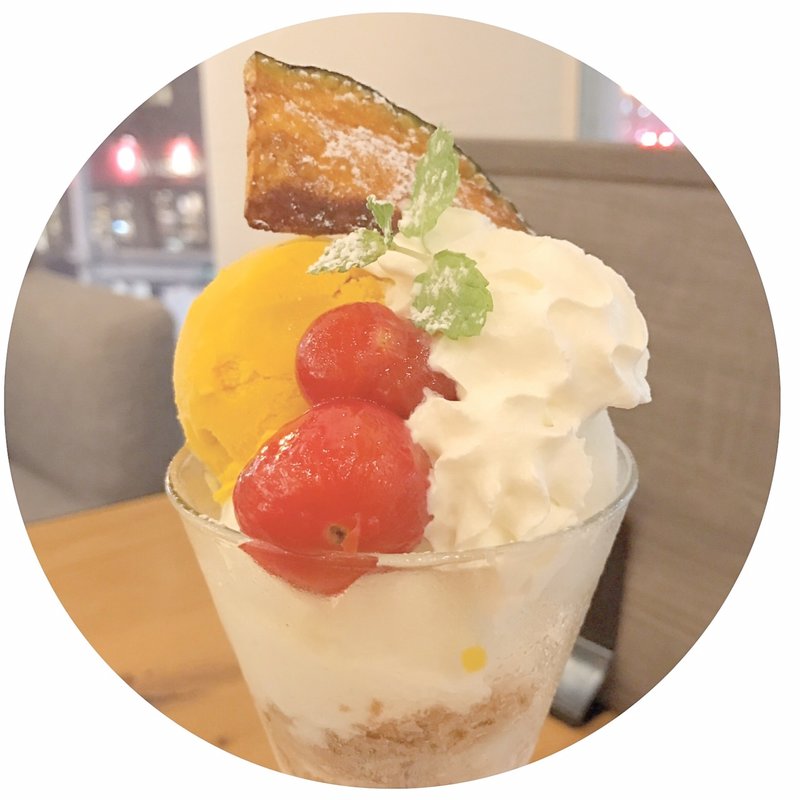 野菜のパフェ(ノイモンドオーガニックカフェ)