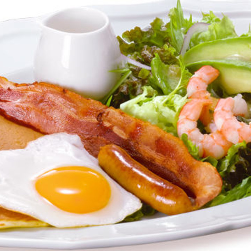 パンケーキのブランチプレート(ロイヤルホスト西灘店)