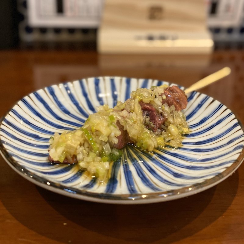 とろきも串(特製ネギごま油)(炭火焼き鳥 ブラザー)