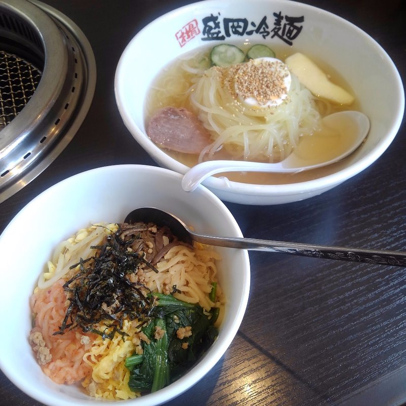 ビビンバセット(やまなか家　水沢日高店)