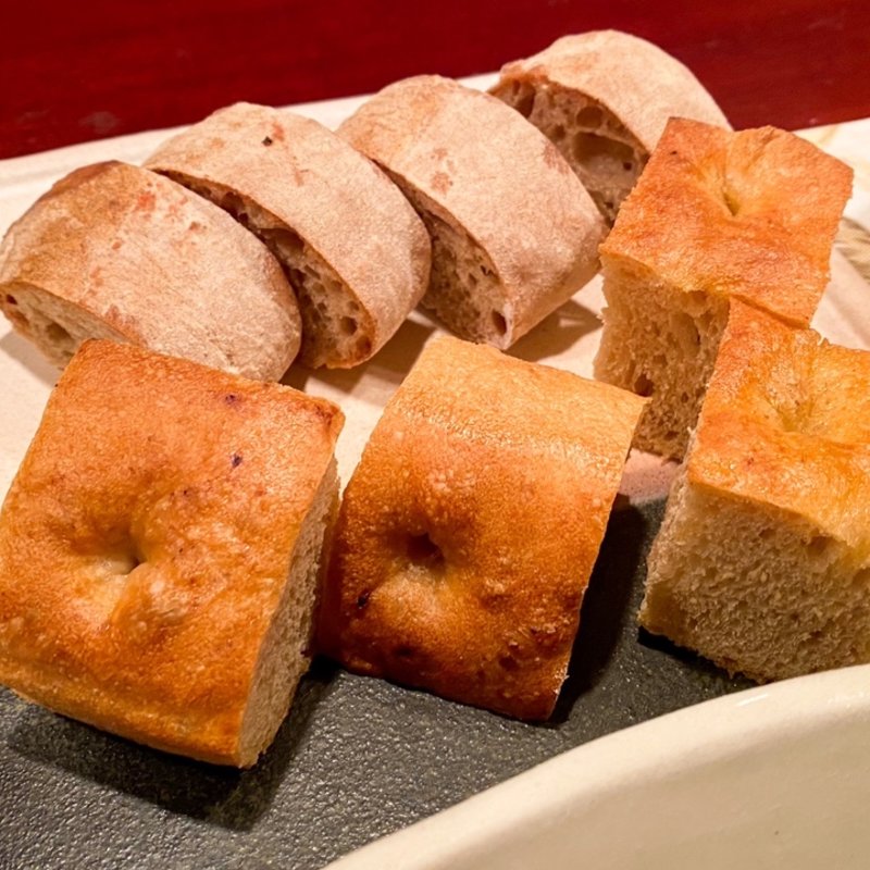 パンの盛り合わせ(リストランテ センソ)