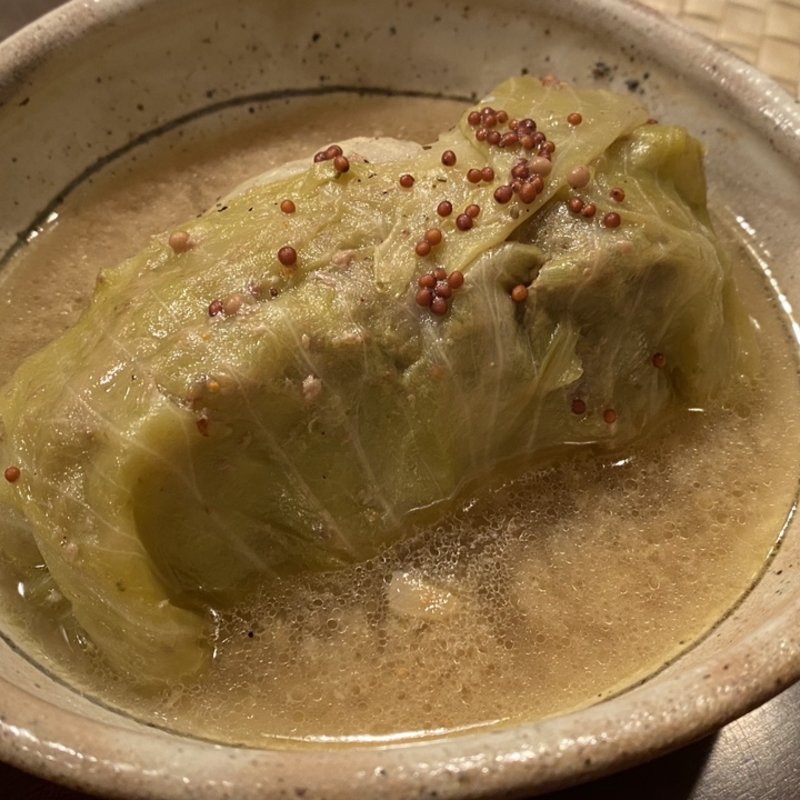 田舎風ロールキャベツ(日本ワインとスパイス ブロディ)