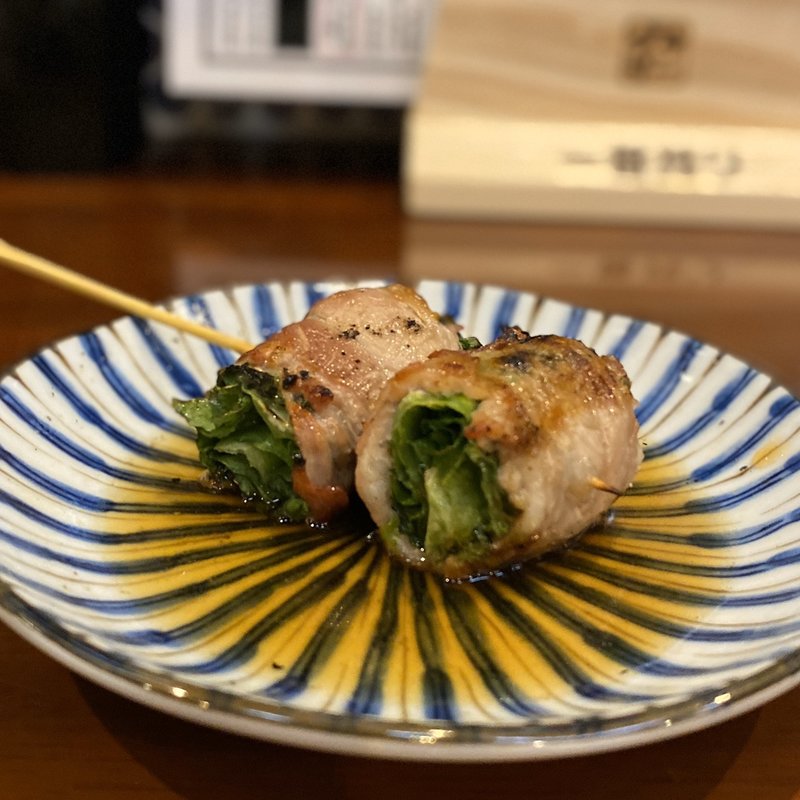 レタス豚巻串(炭火焼き鳥 ブラザー)