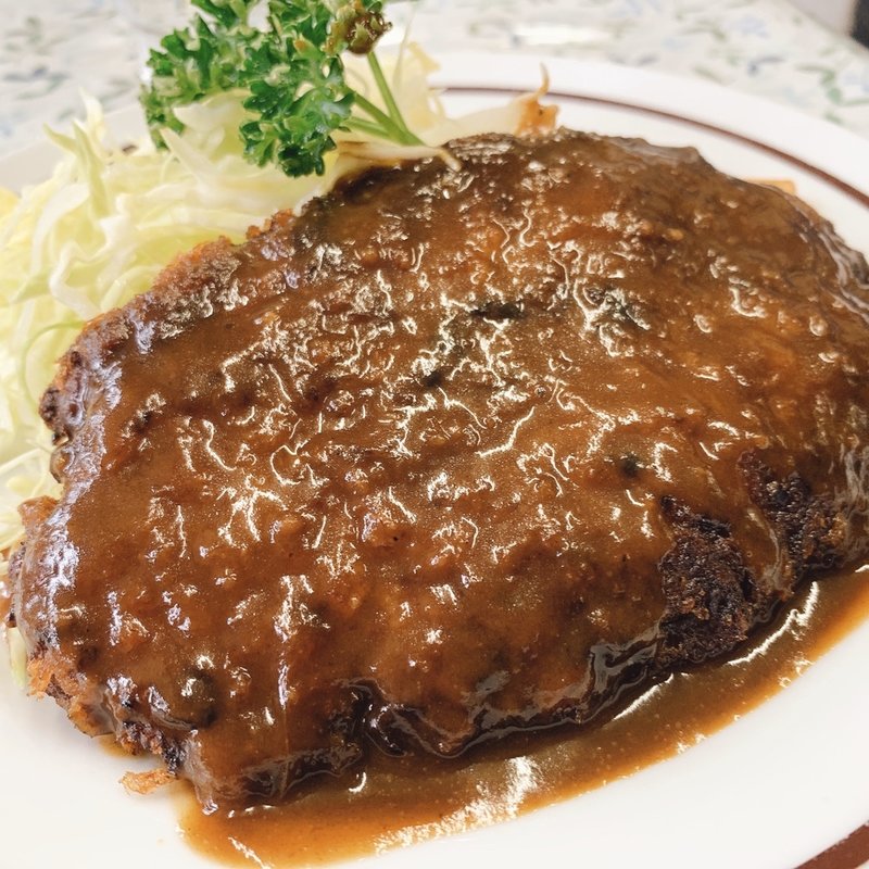 ハンバーグ(煉瓦亭)