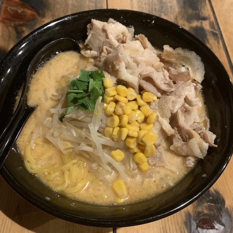 味噌ラーメン(毎月30日)肉増し(らーめん味噌まる)