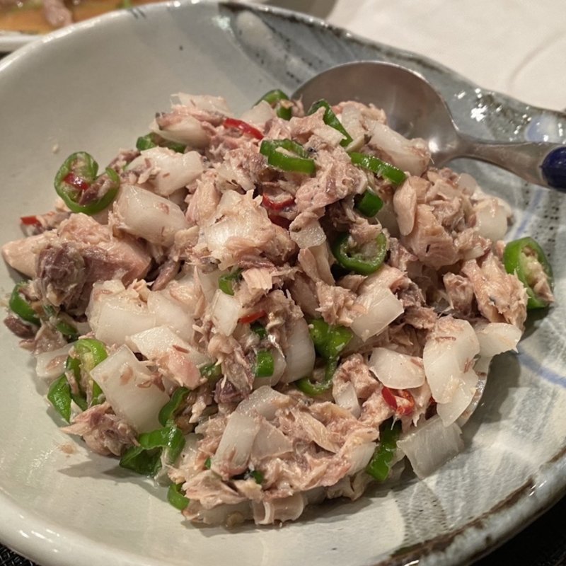 さばのタイ風和え物(居酒屋おかちゃん)