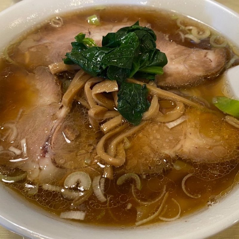 ワンタンチャーシュー麺(若松飯店)