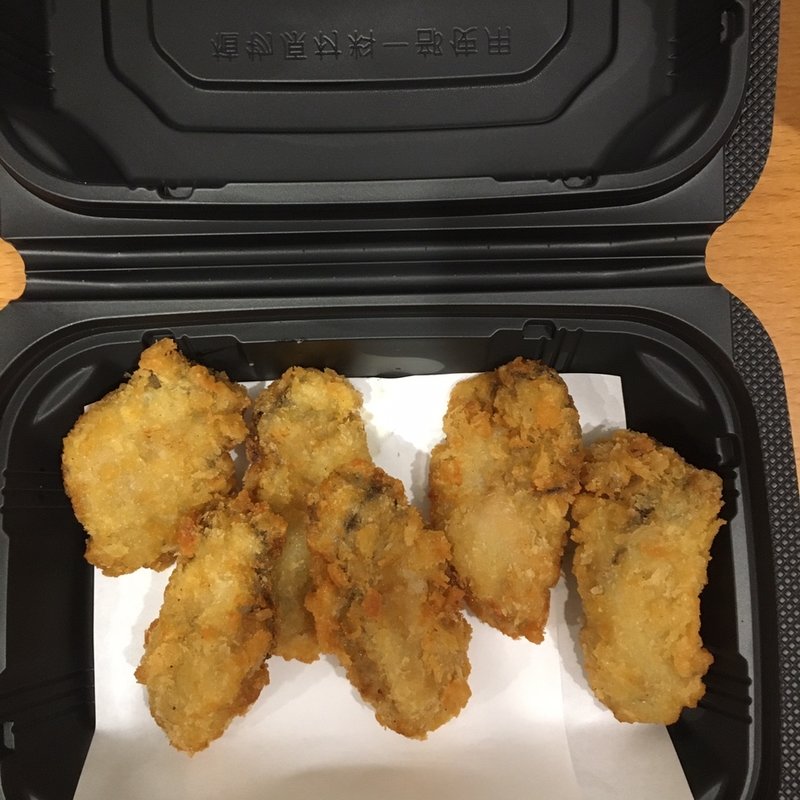 カキフライ6個(Firenze Sake Oyster & Awa)