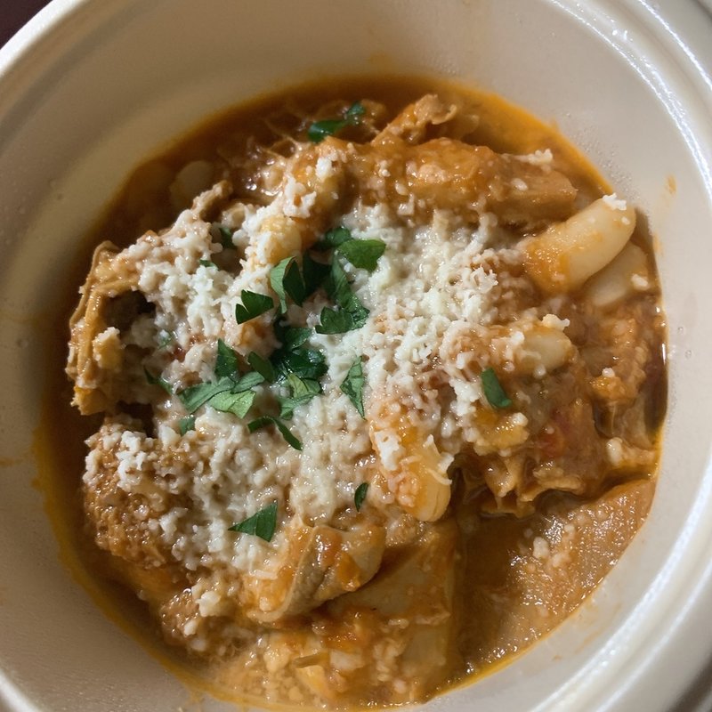 トリッパと白インゲン豆のトマト煮(ヴィネリア セコンド イル グスト)