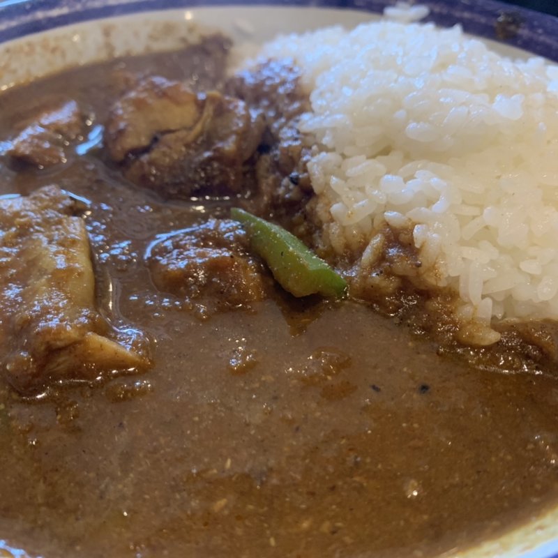 チキンカリー+ルー大盛(カリーライス専門店エチオピア 本店)