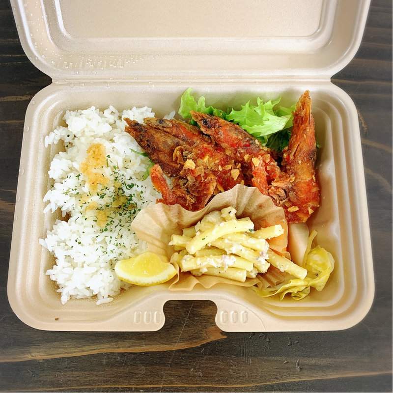 ガーリックシュリンプ弁当(和えに)
