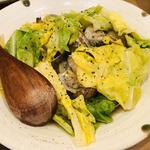 春キャベツとあさりの酒蒸し(手打ち蕎麦　かな井)