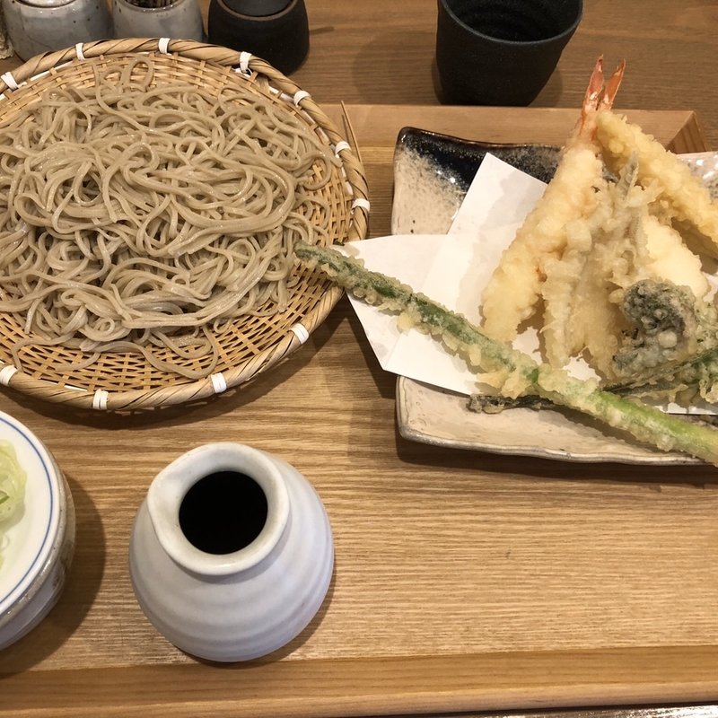 春の天ぷらせいろ(手打ち蕎麦　かな井)