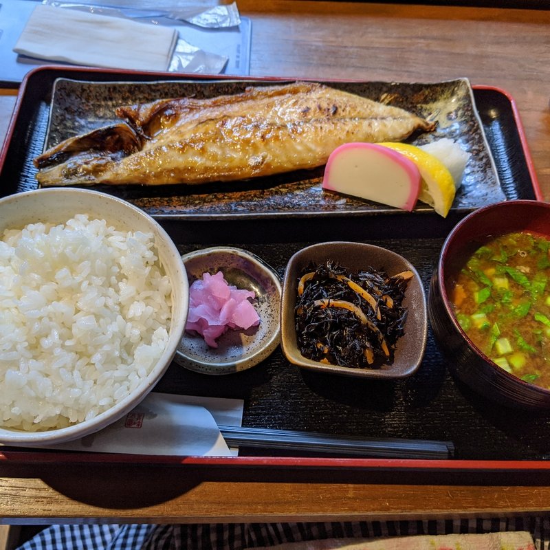 サバ定食(武蔵乃)