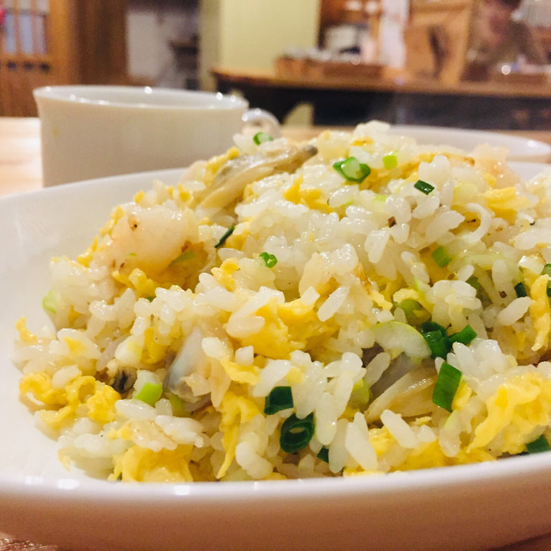 海老と浅利の炒飯(家常菜 博朱)