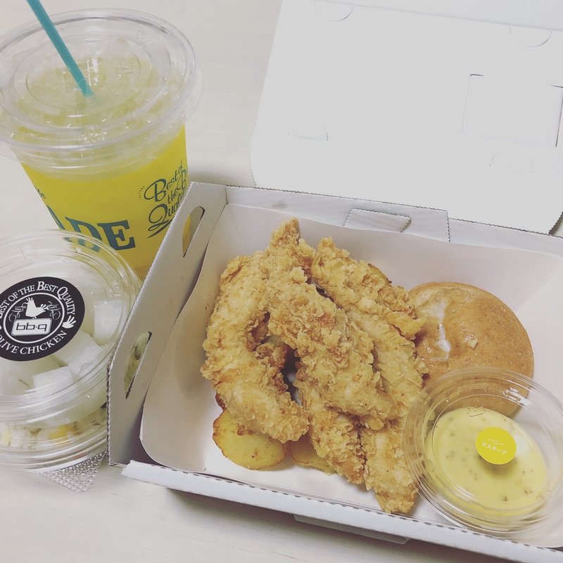 チキンフィンガーコンボ(bbqオリーブチキンカフェ)