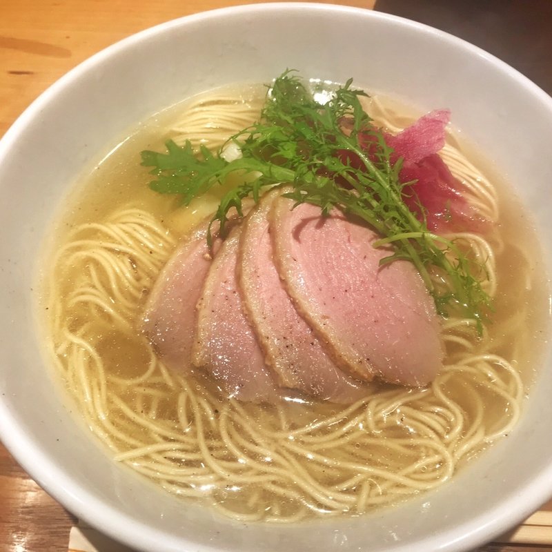 鴨そば(銀座 風見)