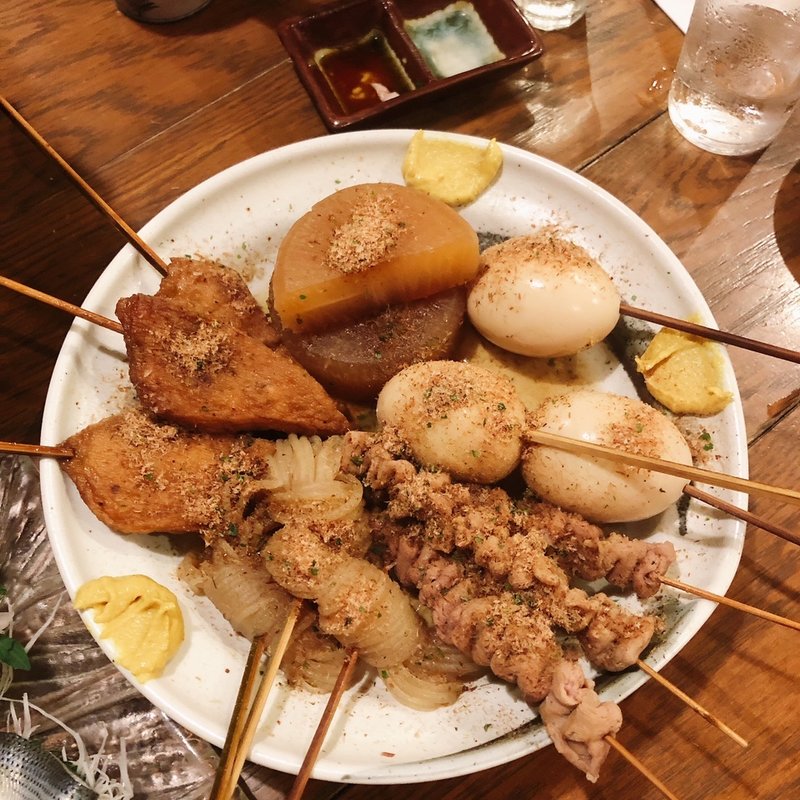 おでん盛り合わせ(季節料理と静岡おでん しんば)