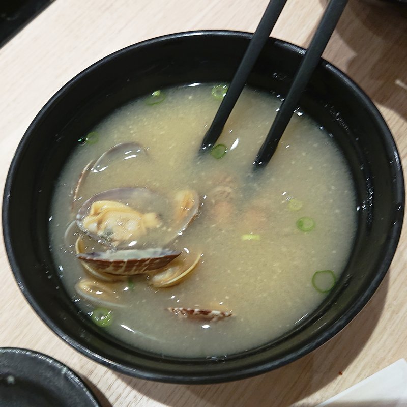 あさりのお味噌汁(廻転寿司 平四郎 小倉駅アミュプラザ店)