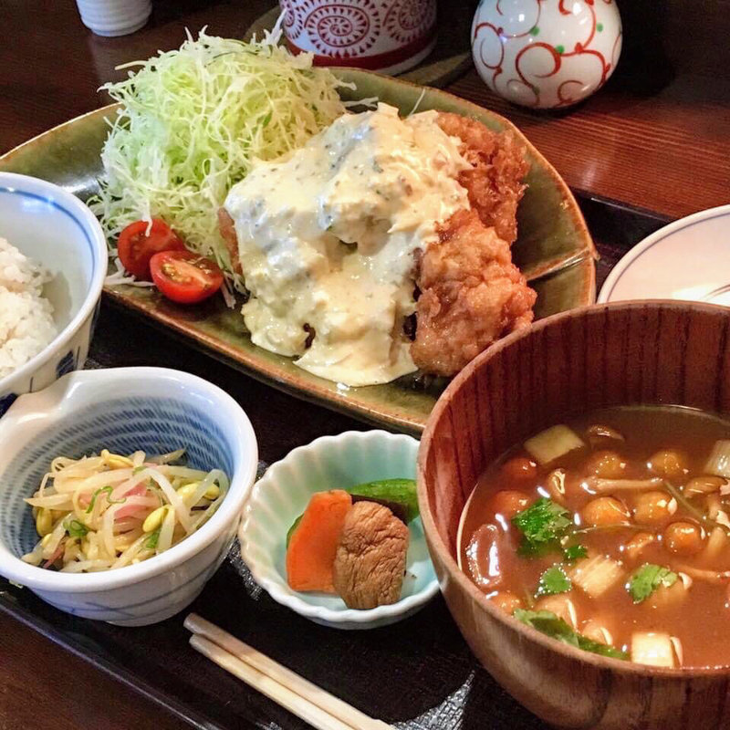 ちきん南蛮定食(魚山亭 渋谷店)