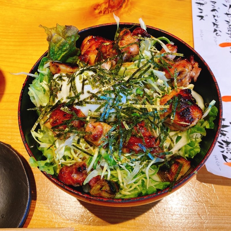 炭焼焼鳥丼(炭焼笑店 陽 北堀江本店)