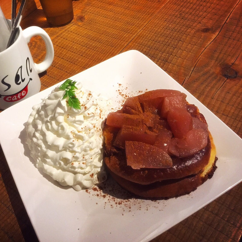 シナモンアップル(コラボカフェ Cafe ASAN パンケーキ御徒町)