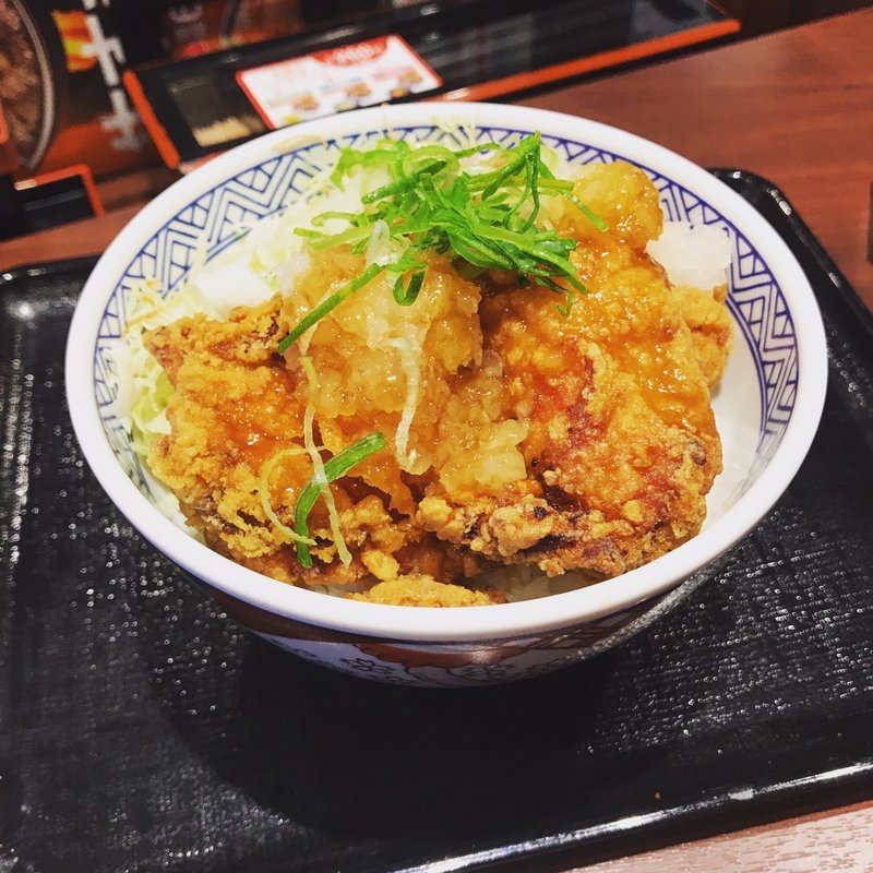 おろしから揚げ丼(吉野家 祖師ケ谷大蔵駅前店)