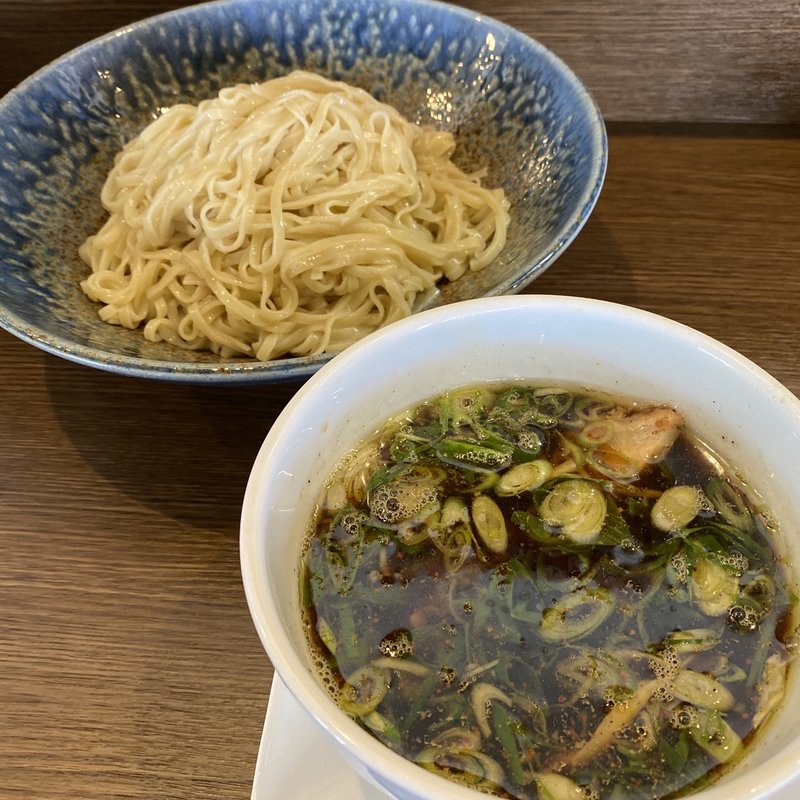 濃口醤油つけ麺(小麦と大豆 自家製麺 麺や ひなた)