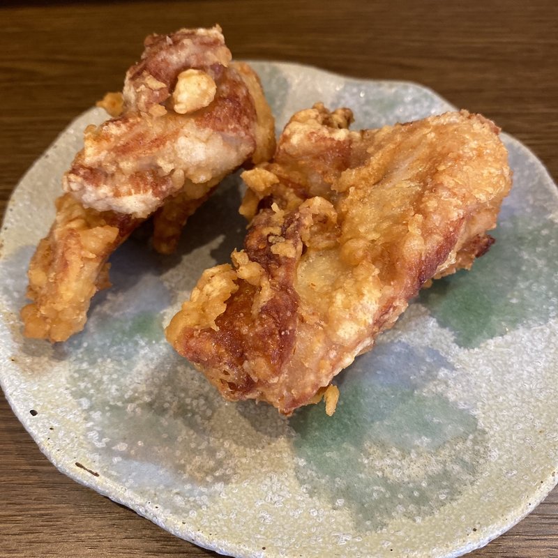 唐揚げ(小麦と大豆 自家製麺 麺や ひなた)