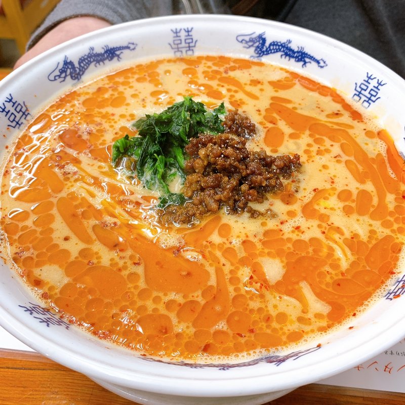 担坦（タンタン）麺(黄金の福ワンタン まくり （オウゴンノフクワンタン マクリ）)