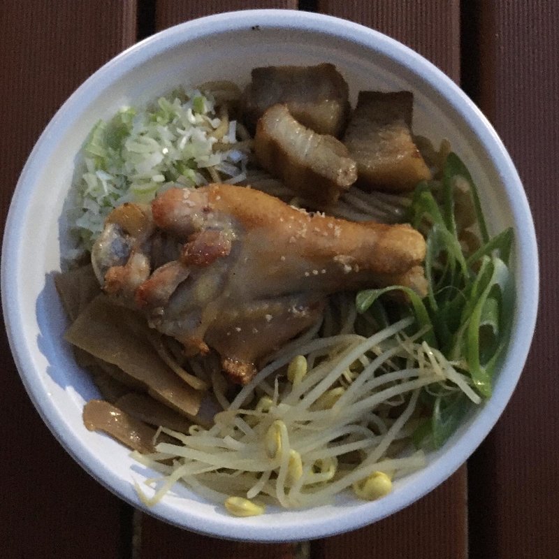 天草大王の手羽焼き付きまぜそば(中華そば いぶき )