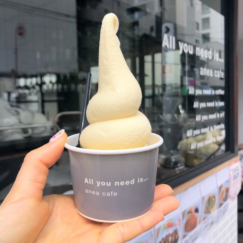 クラシックミルクソフトクリーム(Anea cafe 白金)