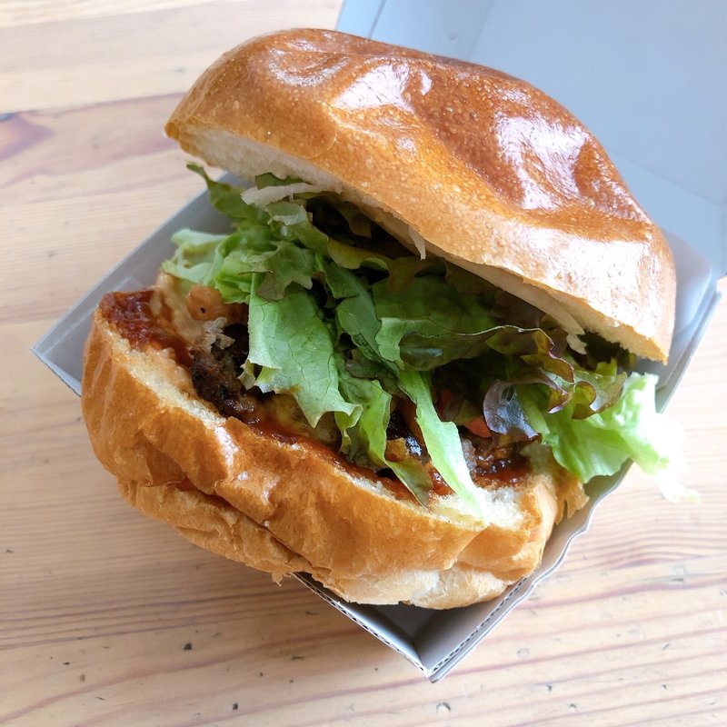 合鴨スライスプラスバーガー(64Diner)