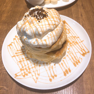 キャラメルクリームパンケーキ(福カフェ fuku cafe)
