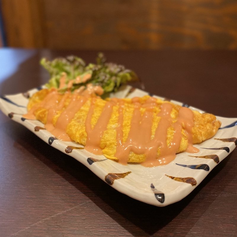 明太チーズオムレツ(がむしゃら)