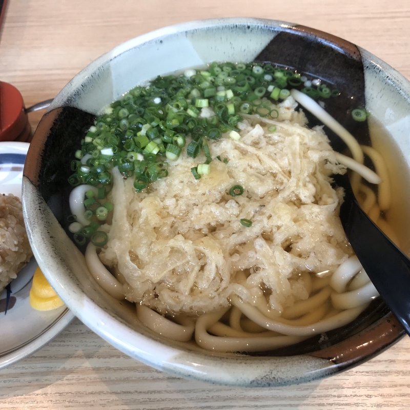 ゴボウ天うどん(笹うどん)