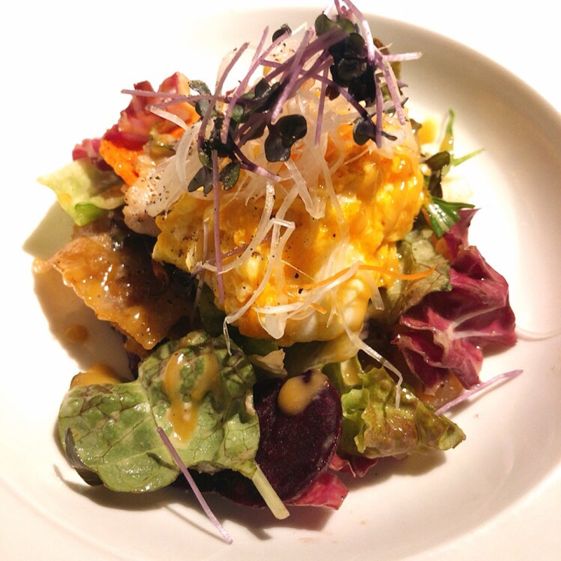 サラダ(鉄板焼  炭焼  さいとう)